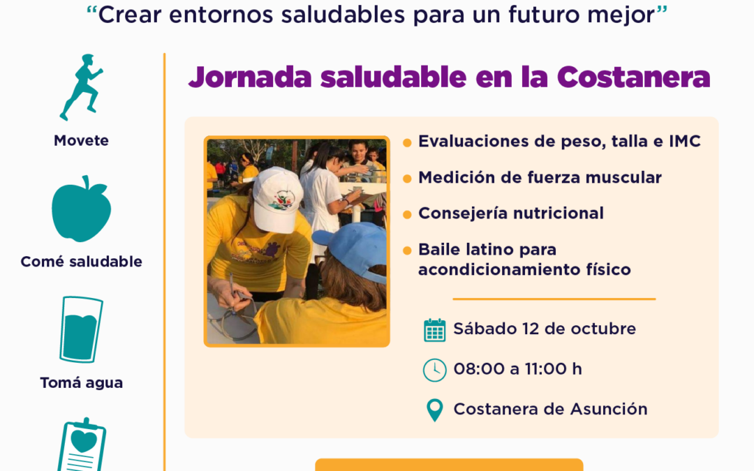 Jornada saludable contra la obesidad en Costanera de Asunción