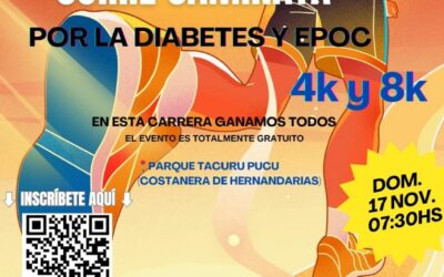 Sumate a la Correcaminata por la diabetes y la EPOC