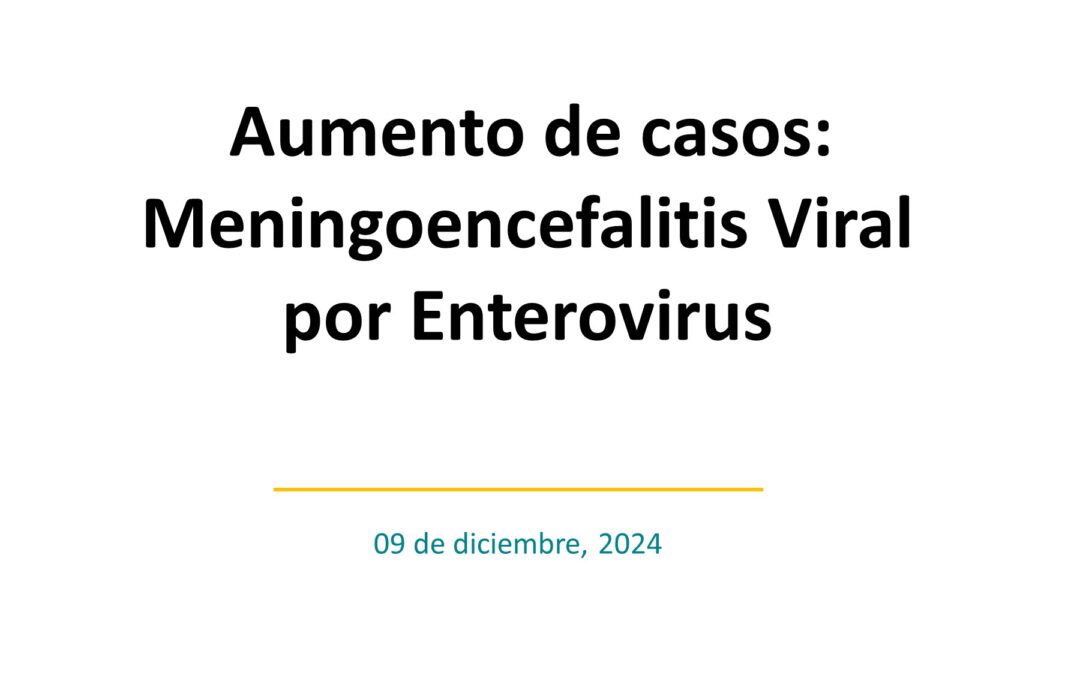 Alerta: ante aumento de meningitis por enterovirus se insta a tomar precauciones