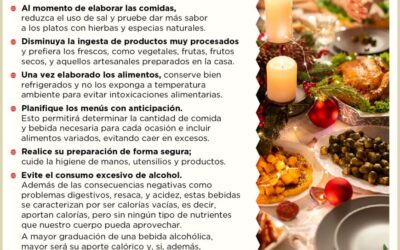 Se alienta a despedir el año sin excesos alimentarios