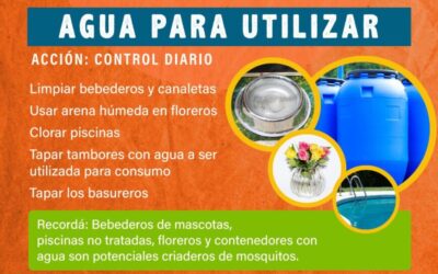 Dengue: más de 860 notificaciones de sospecha por semana