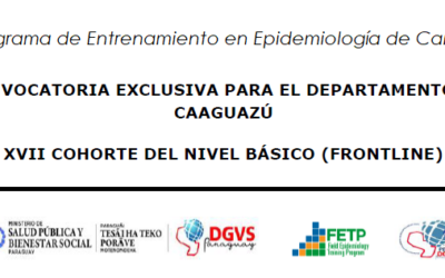 Frontline Caaguazú: inscripciones abiertas para entrenamiento en epidemiología de campo