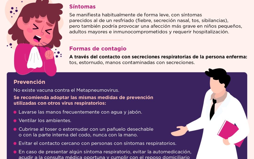 Metapneumovirus: todo lo que debes saber acerca de este virus respiratorio