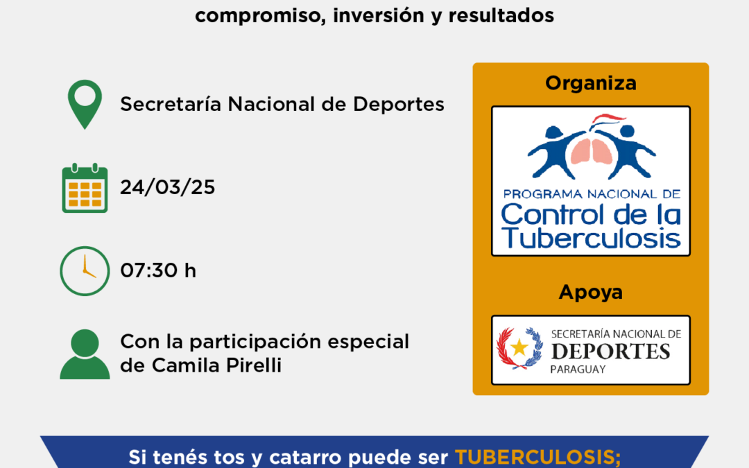 Preparan caminata para concienciar sobre la tuberculosis
