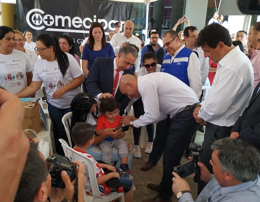 Campaña de vacunación en fronteras contra el sarampión y la fiebre amarilla