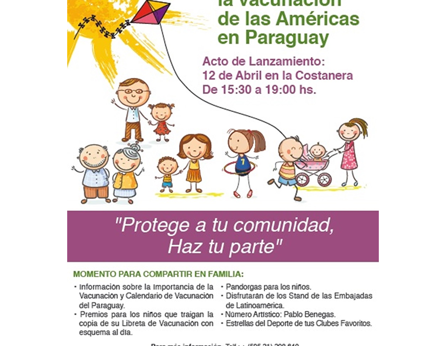 En conferencia, informarán sobre las actividades por la Semana de Vacunación de las Américas