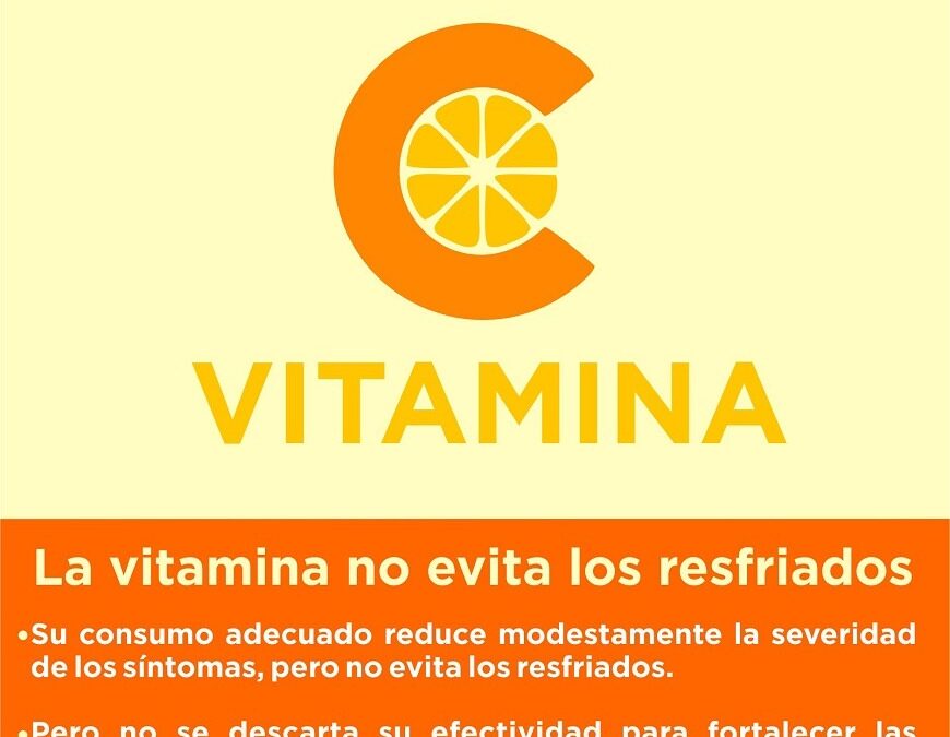Estudios derriban mito de la Vitamina C