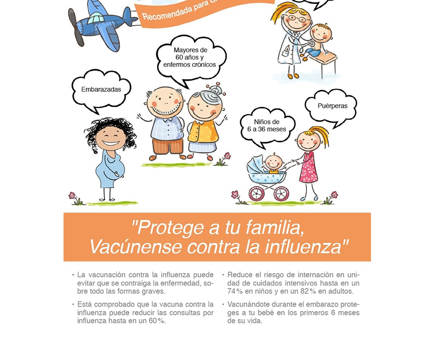 Llegaron las vacunas antigripales para los niños