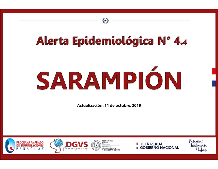 Paraguay reitera alerta epidemiológica por sarampión