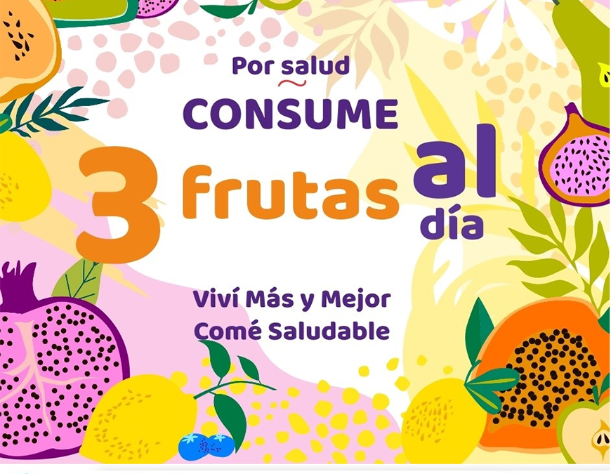 Tres frutas al día, la ración necesaria para mantenerse saludable