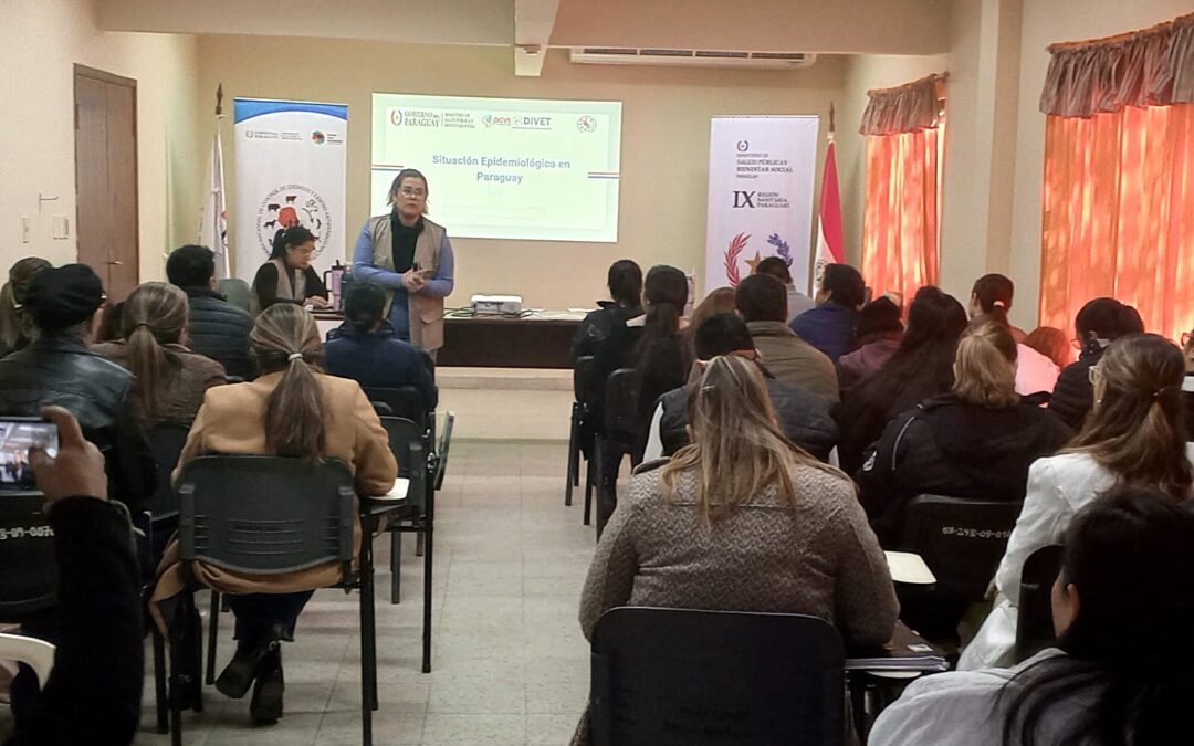 Paraguarí: unos 60 profesionales de salud actualizados en el abordaje de enfermedades zoonóticas