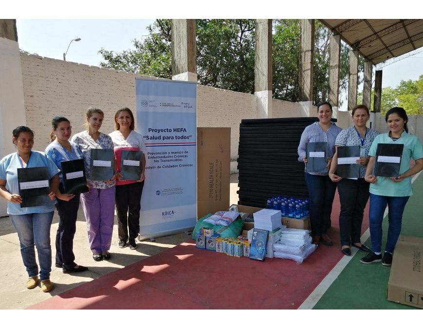 Con equipos e insumos fortalecen unidades de salud de Limpio