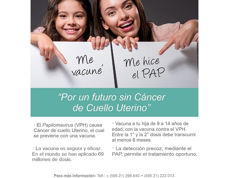 VPH: virus de alto riesgo para cáncer de cuello uterino, prevenible con dos dosis de vacuna