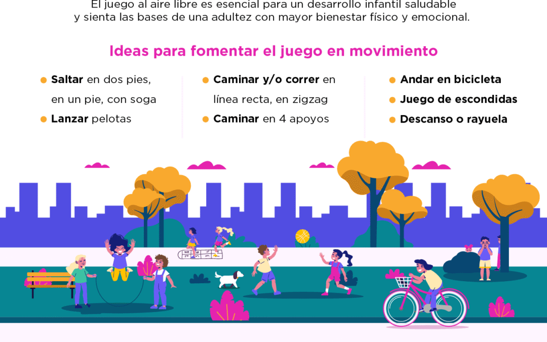 Por una infancia activa y feliz: más juegos al aire libre y menos pantallas