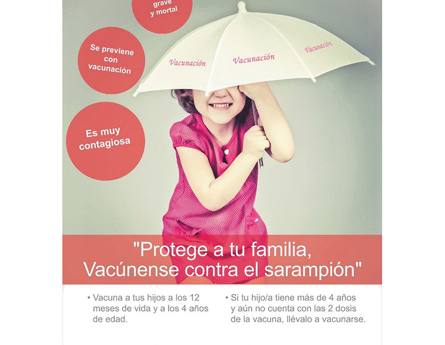 El desafío país, mantenerse libre de Sarampión