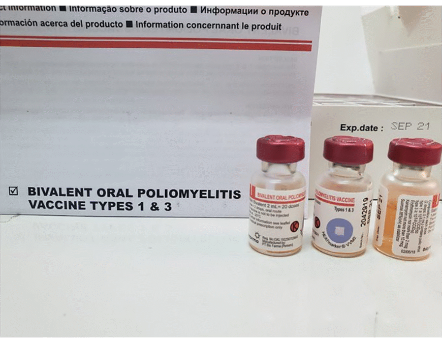 Llegaron 500 mil dosis de vacuna contra la polio