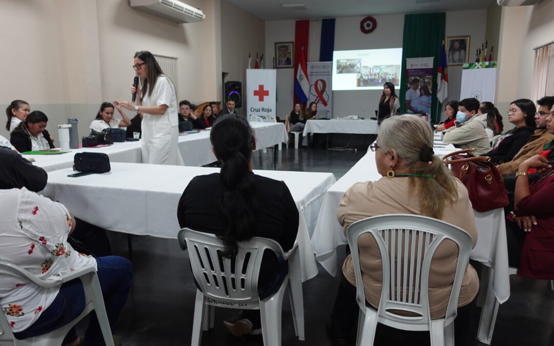 Dictan capacitación en VIH e ITS a profesionales de Concepción y voluntarios de la Cruz Roja Paraguaya