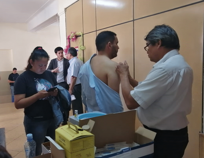 Vacunatorios abastecidos con vacuna contra la fiebre amarilla