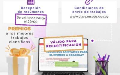 Vigilancia amplía plazo para presentar resúmenes para la Muestra Nacional de Epidemiología