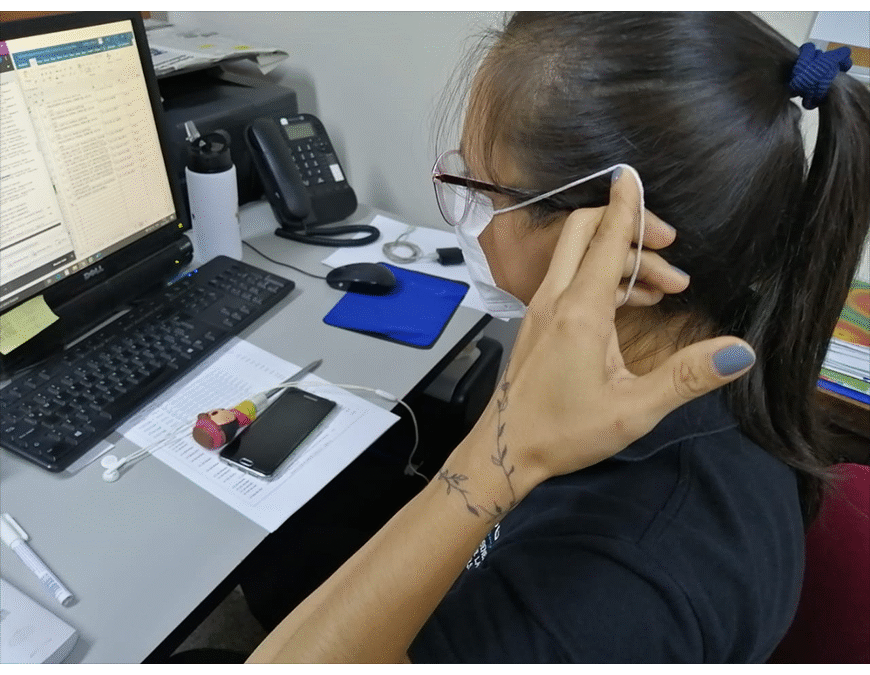 Mal uso de mascarillas, riesgo potencial de infección