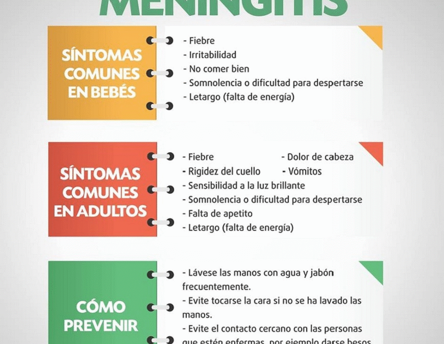 Meningitis: otra enfermedad transmisible por secreciones respiratorias y contacto estrecho