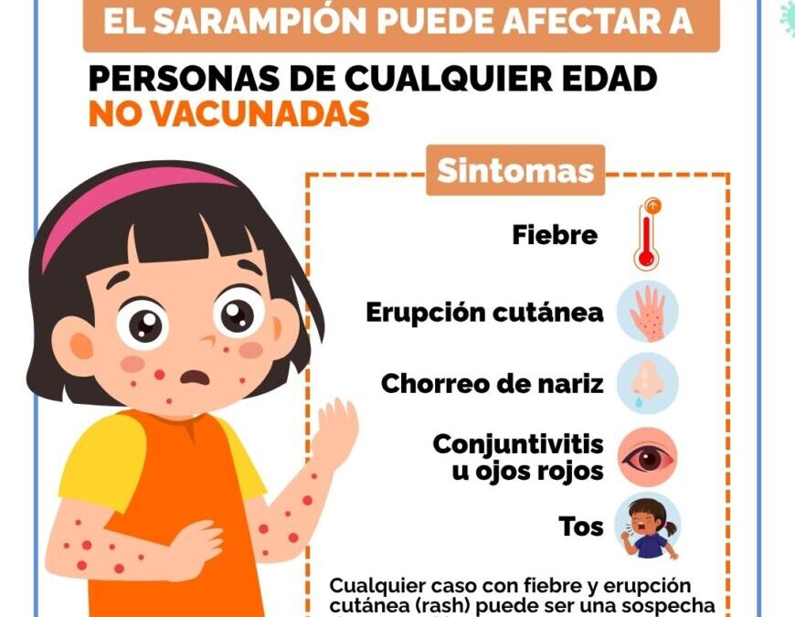 Se eleva a 35 los casos de sarampión: foco del brote se mantiene en San Pedro