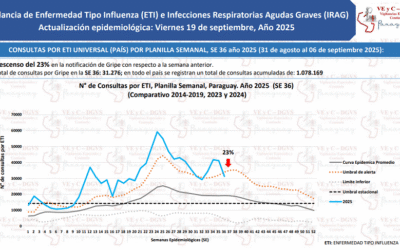 Virus respiratorios: descienden consultas y tendencia logra ubicarse por debajo del umbral de alerta