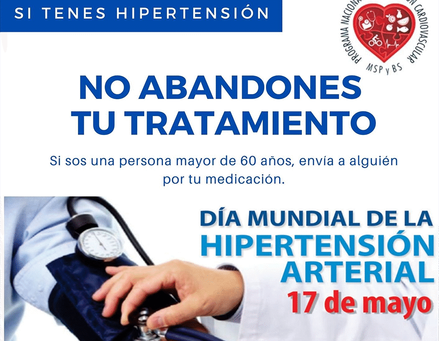 Hipertensos no deben interrumpir su medicación