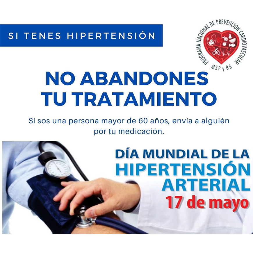 Hipertensos no deben interrumpir su medicación – 11-05-2020