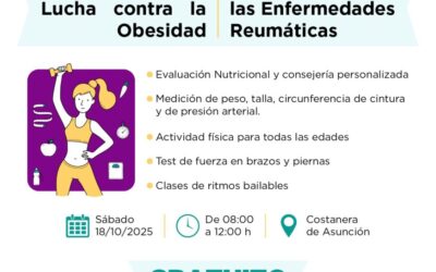 Preparan jornada saludable por el día de la obesidad y las enfermedades reumáticas