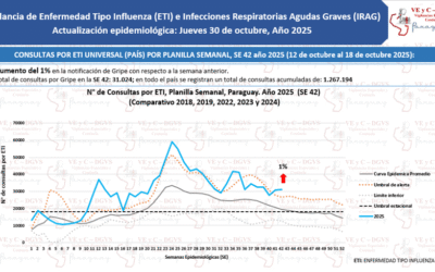 Ligero crecimiento de consultas por cuadros respiratorios