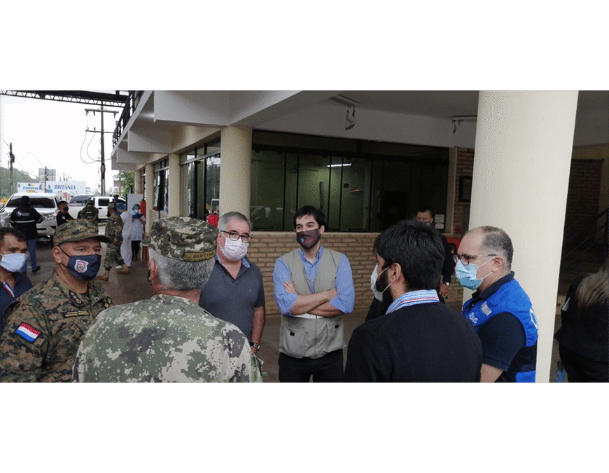 Verifican manejo de albergues y hospitales en Canindeyú