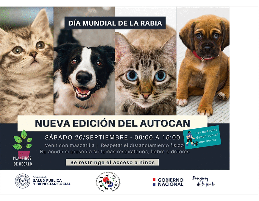Este sábado, vacuná a tu mascota para prevenir la rabia