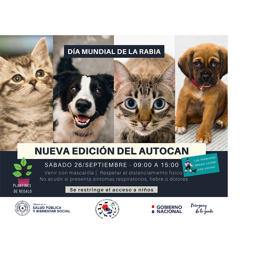 Este sábado vacuná a tu mascota para prevenir la rabia – 25-09-2020