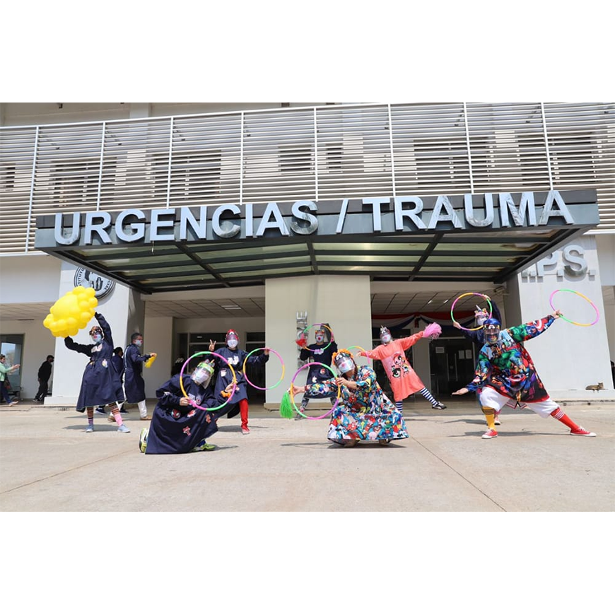 Payasonrisas con música y alegría motivan a los pacientes a seguir luchando – 23-09-2020