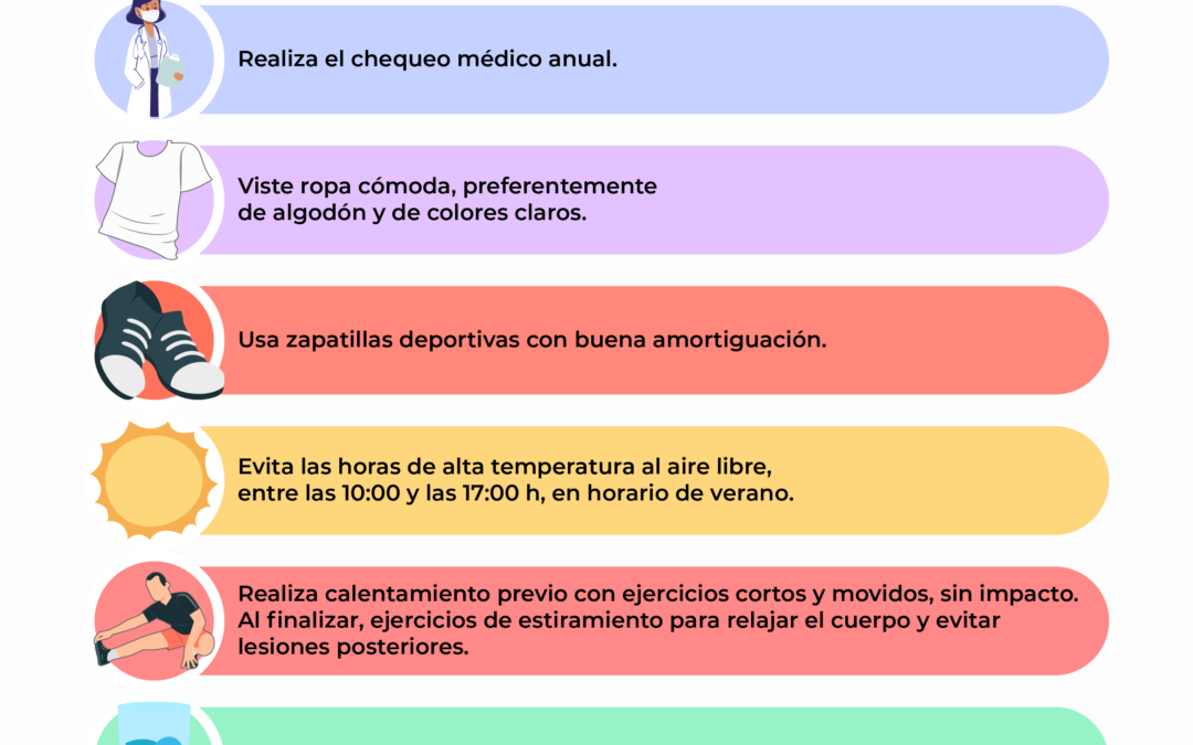 Actividad física en verano: recomendaciones para una práctica segura