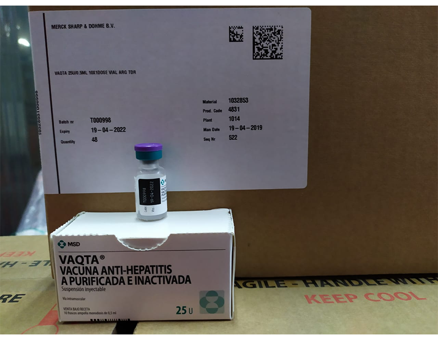 Arriban 279 mil dosis de vacunas que protegen de enfermedades que circulan en la región