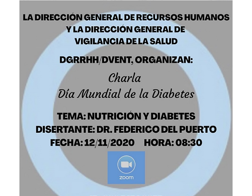 Brindarán charla sobre nutrición y diabetes