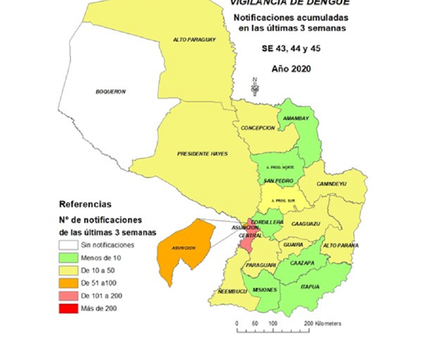 Dengue: notificaciones de casos sospechosos se mantienen en progresivo aumento