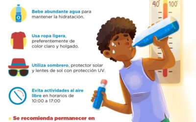 Se recuerda extremar cuidados ante el intenso calor