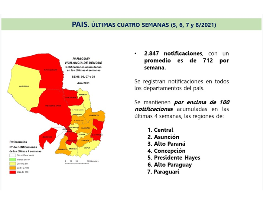 Dengue: urge eliminar criaderos para frenar cifra de infectados