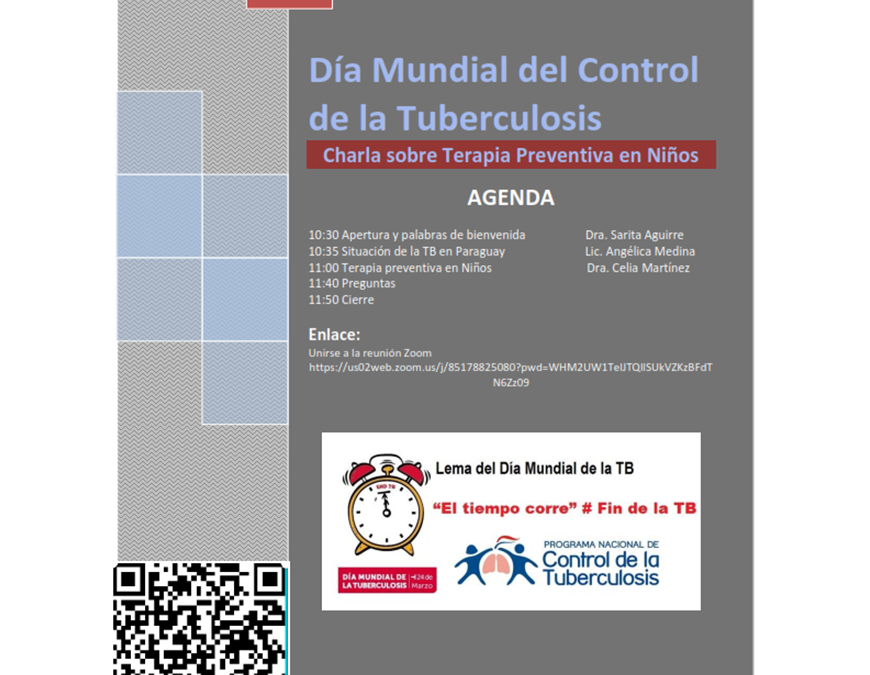 Dictarán charla sobre «terapia preventiva en niños», por el día de la tuberculosis