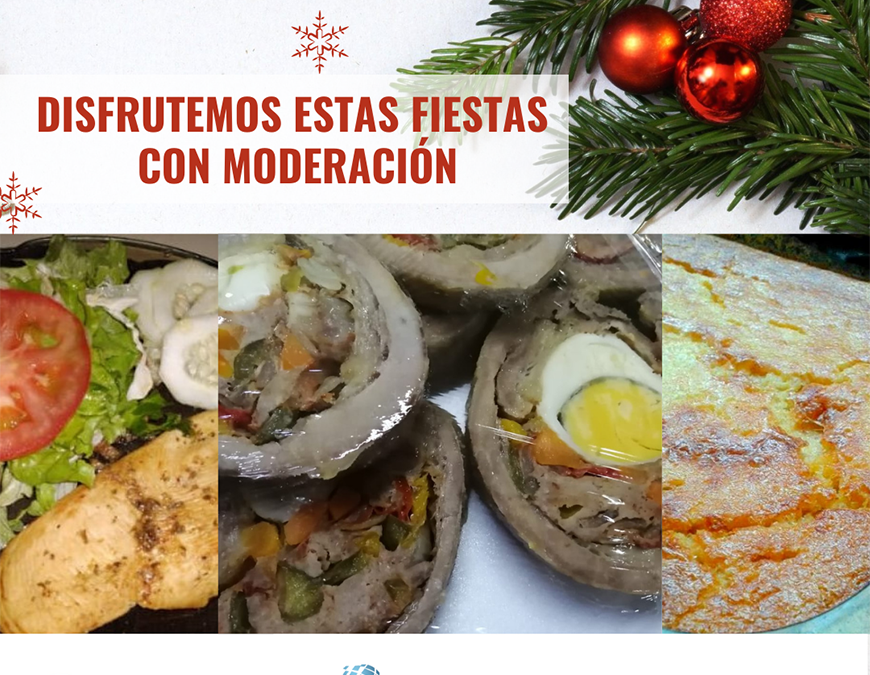 Disfrutemos de las comidas de fin de año con moderación