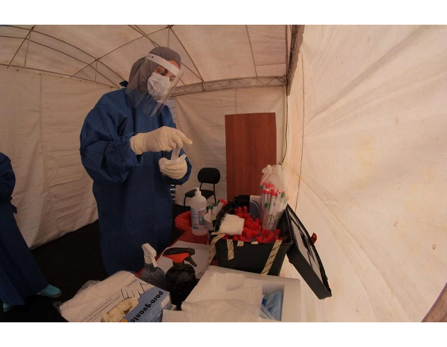 Disminuye la demanda de test COVID-19