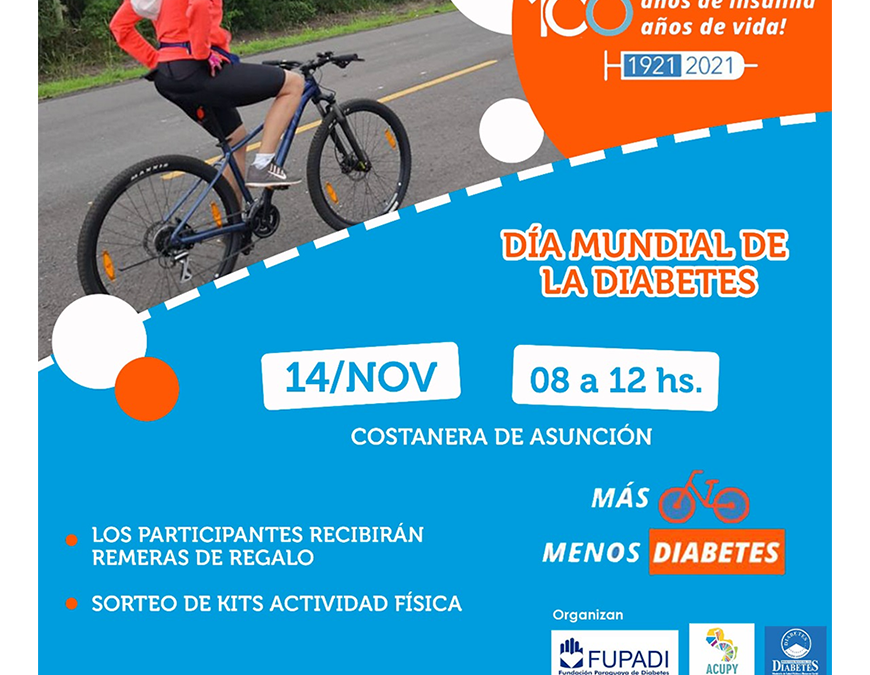 Este domingo, te esperamos en la Costanera de Asunción por el día mundial de la diabetes