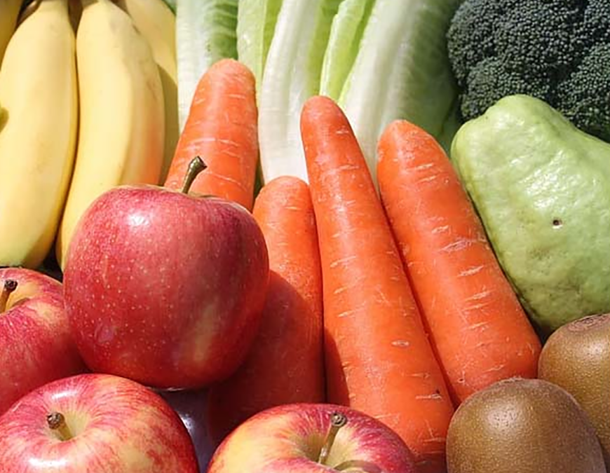 Frutas, verduras y mucha agua, ideal para el post Semana Santa