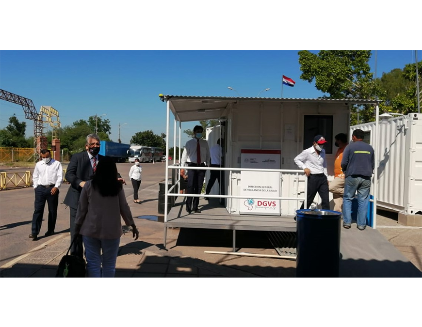 Habilitan mejoras en paso fronterizo de Puerto Falcón