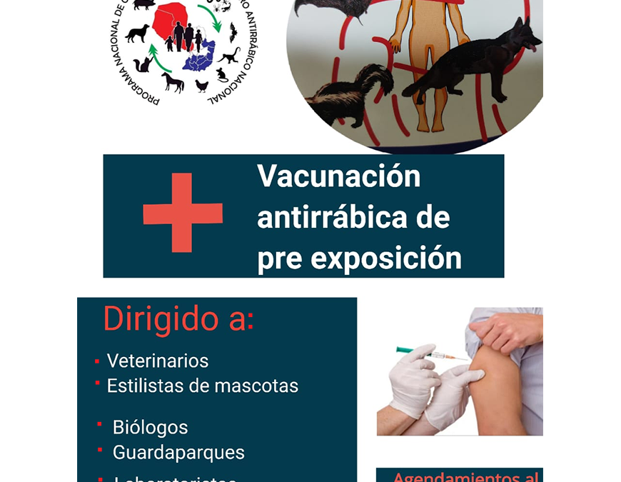 Jornada de vacunación preexposición antirrábica para humanos