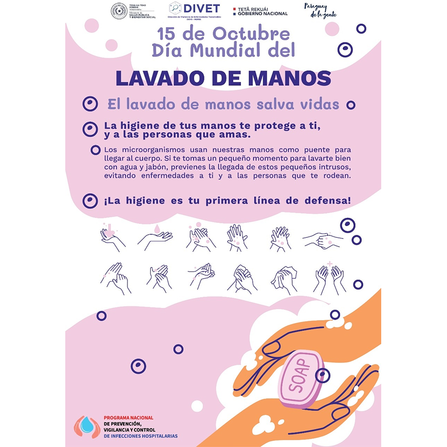Lavado de manos con un poco de agua y jabón se pueden prevenir infecciones y salvar vidas – 15-10-2021