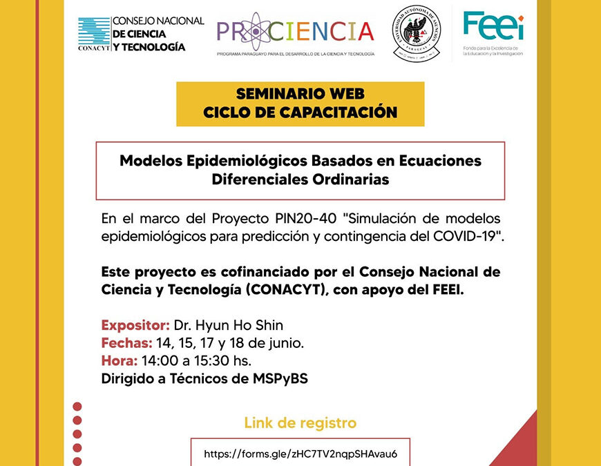Modelos epidemiológicos basados en ecuaciones diferenciales, se expondrá en seminario web
